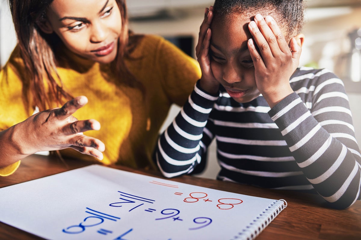 criança com dificuldade em aprender